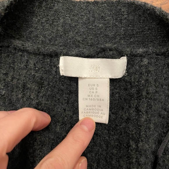 H&M Wool Blend Oversized Cardigan Size S - Picture 2 of 5
